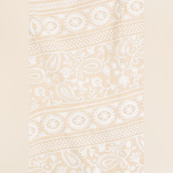 Alice+Olive Kaidra Drop-waist minidress Chamray White Size 2 NWOT - Picture 9 of 16